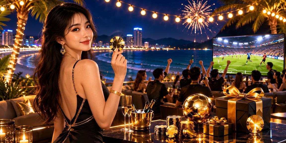 Người dùng tại bãi biển Đà Nẵng tìm hiểu điều khoản sử dụng dịch vụ trực tuyến