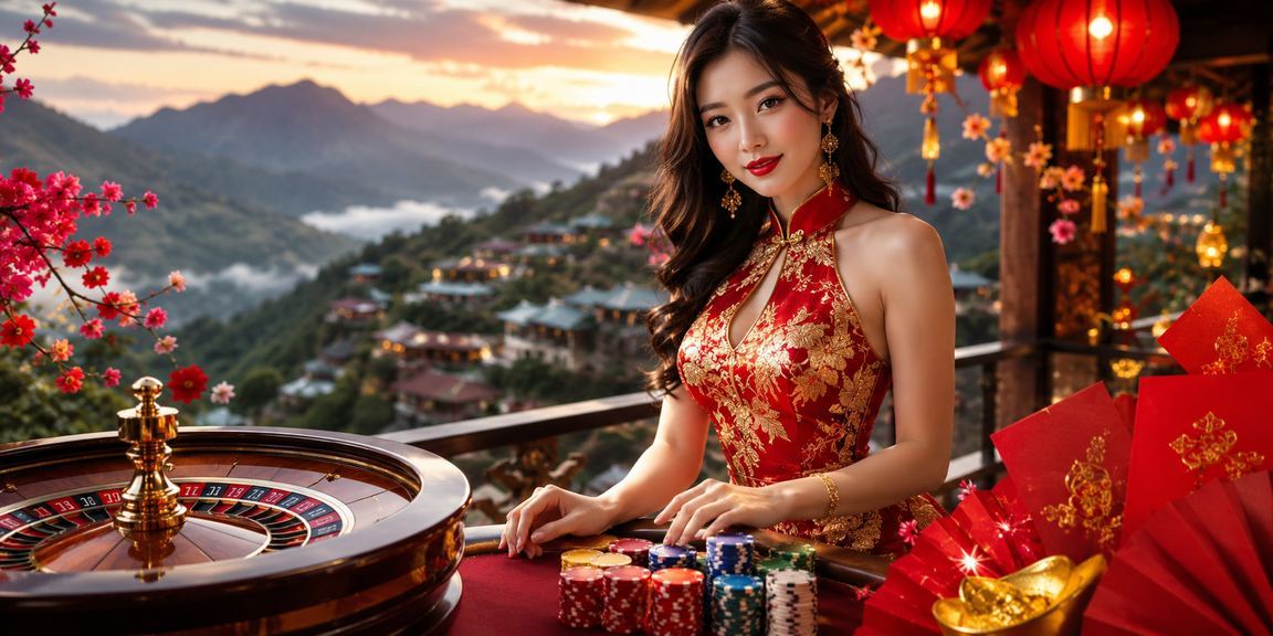 Cảnh sắc Sapa và người dùng trải nghiệm roulette trực tuyến với giao diện bảo mật